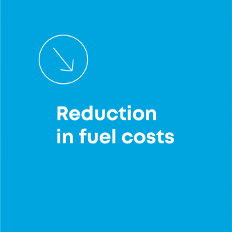 Reduction in fuel costs