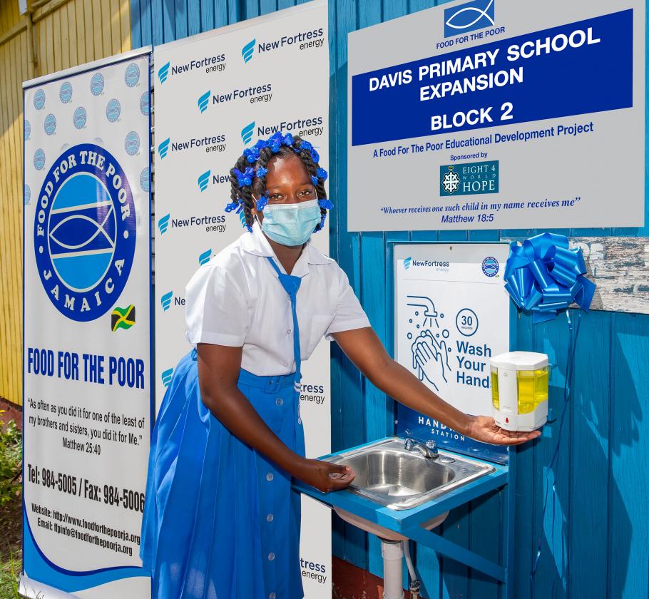 Jamaica Handwash Station Donation