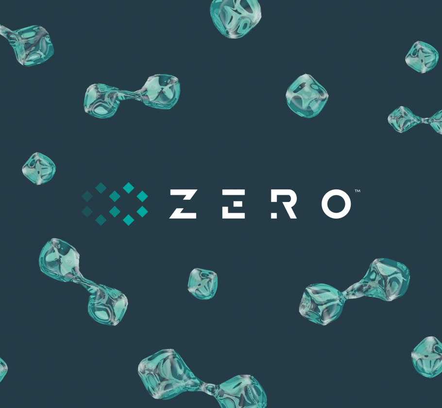 hydrogen atoms and zero logo