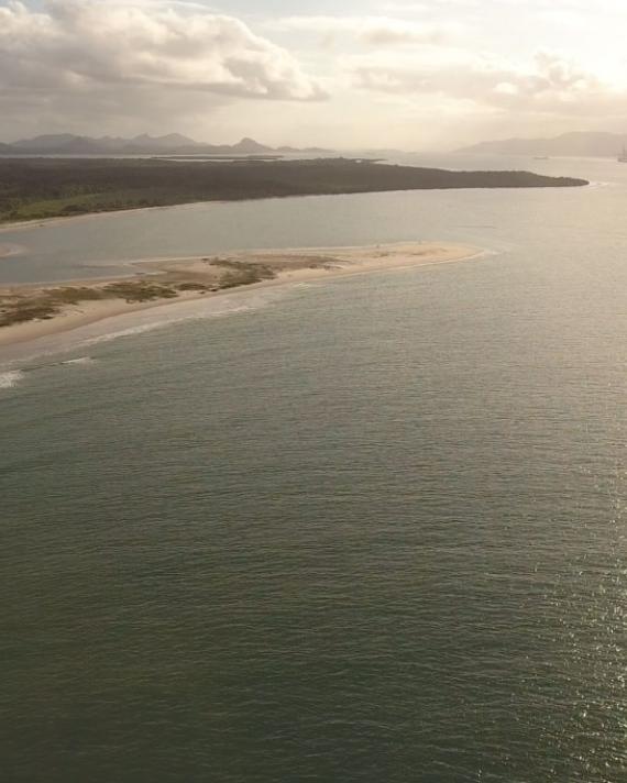 Santa Catarina coast line