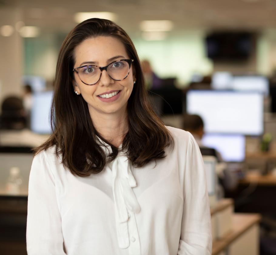 NFE employee smiling 